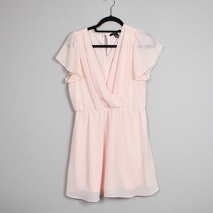 Light Pink Baby Doll Mini Dress